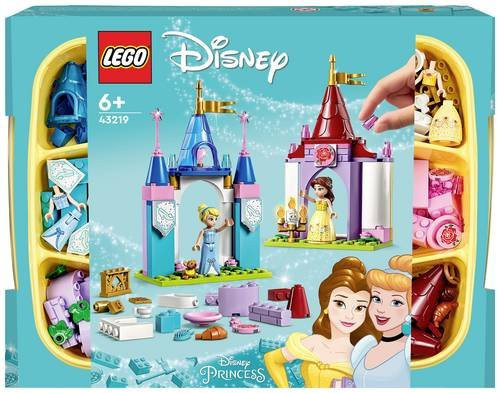 LEGO Disney Kreative Schlösserbox mit Disney Princess Figuren wie Cinderella und Die Schöne und das Biest, Mehrfarbig - Bild 1