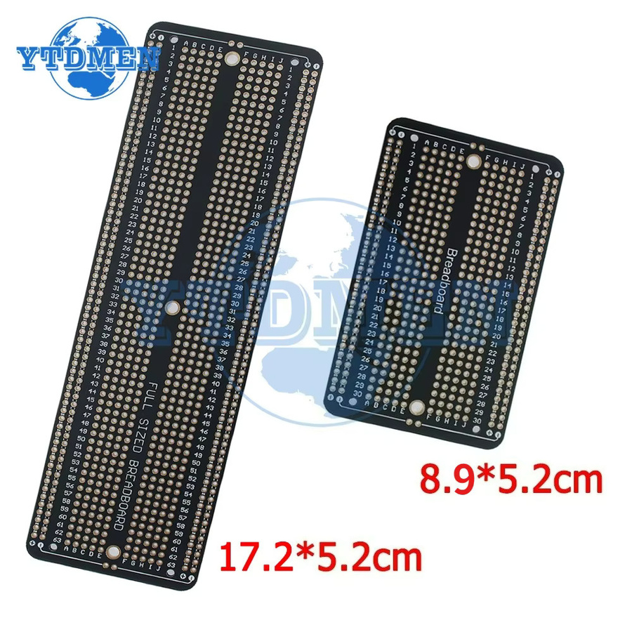YTDMEN Doppelseitige PCB Prototype Board für Arduino, Black, B: 5,2 cm, T: 17,2 cm - Bild 2