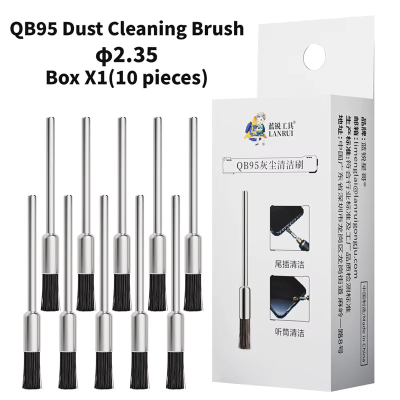 Lanrui QB95 Staubreinigungsbürste Set für Motherboards, Anschlüsse und Elektronik, 10 Stück pro Box - Bild 3