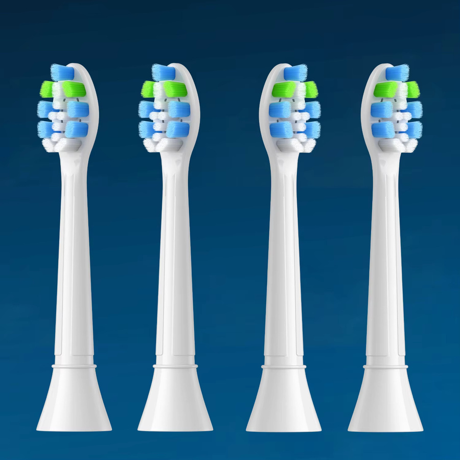 Philips Ersatz-Zahnbürstenköpfe, 4–16 Stück, Weiß, Unisex - Bild 1