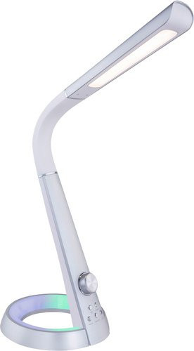 GLOBO LIGHTING LED-Tischleuchte MITTI in Silber und Weiß, Höhe: 64 cm - Bild 1