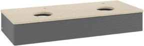 Villeroy & Boch Waschtischunterschrank Antao mit Frontstruktur, Wandhängend, Lackiert, B/T/H: 120 x 50 x 19 cm - Bild 1