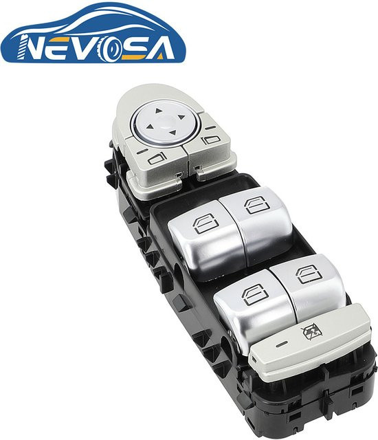 NEVOSA Elektrischer Fensterheber Schalter für Mercedes Benz W213 C-Klasse, Ersatzteil 2139050000 / 2139054803 - Bild 1
