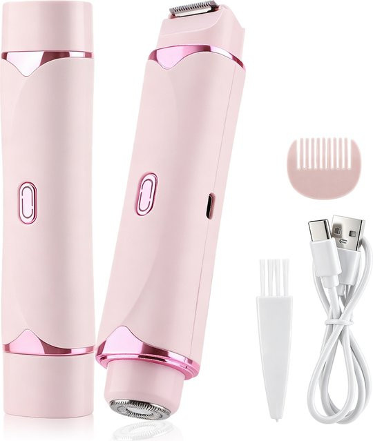 Ms.Dear 2-in-1 Elektrischer Damen-Rasierer, Bikini-Trimmer, Nass-/Trockengebrauch - Bild 1