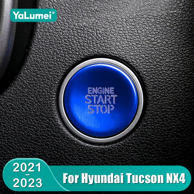 YaLumei Start-Stopp-Knopf Abdeckung für Hyundai Tucson NX4 Hybrid N Line ab 2021 - Bild 1