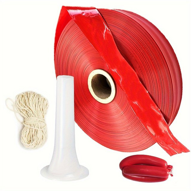 SAFEBET Wurstfülldüse und Trichter Set aus Kunststoff in Rot für Wurstmaschinen - Bild 1