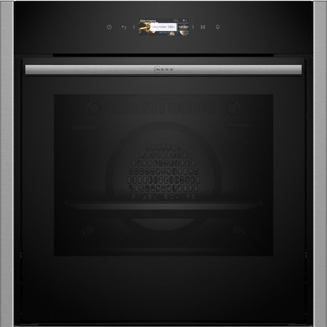 NEFF Einbaubackofen BMK5470CR in Silber und Schwarz - Bild 1