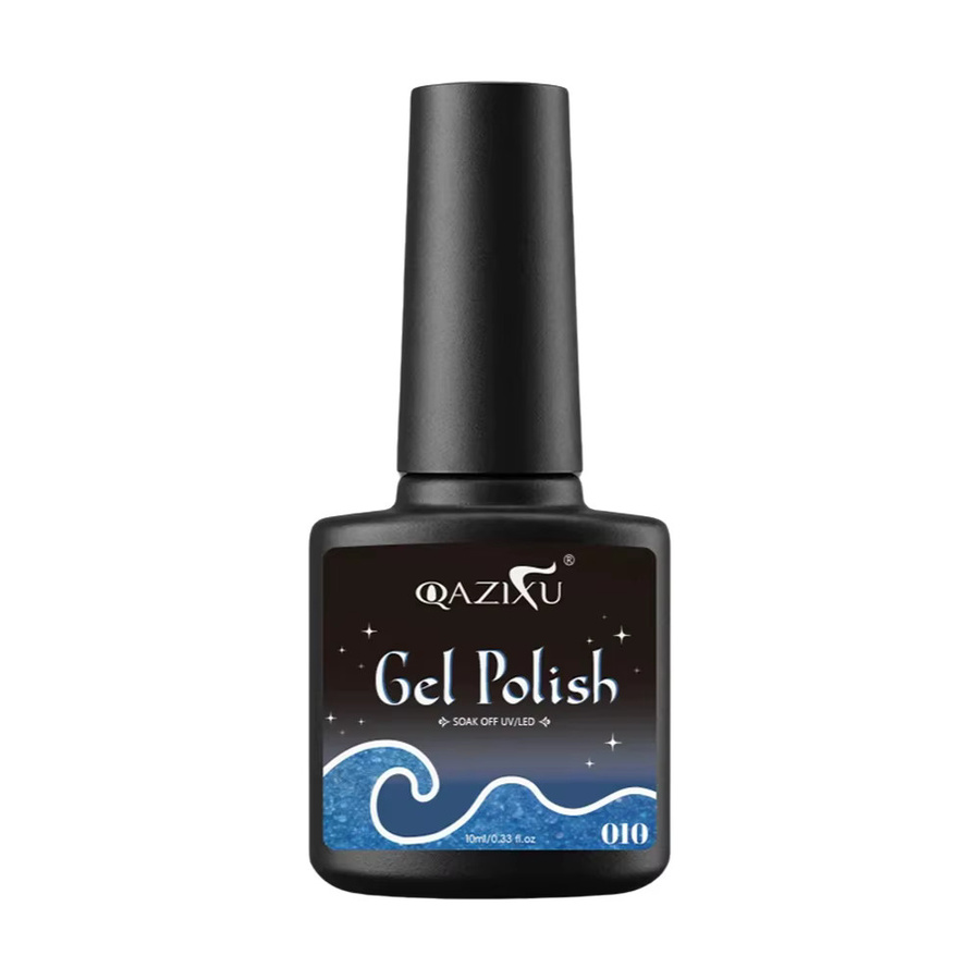 QAZIXU Nagellack-Set, Minz- & Blaues Gel, Glänzend - Bild 5