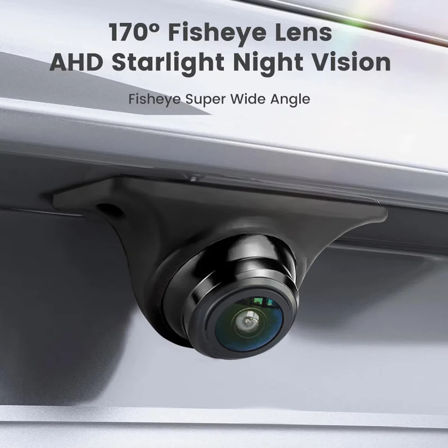 QXNY AHD1080P Rückfahrkamera in Schwarz mit Full HD Nachtsicht und Fisheye Objektiv für Fahrzeuge - Bild 4