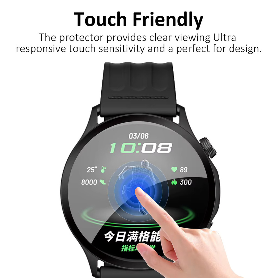 OPPO Displayschutzfolie für Watch S X/X2, Silikon, transparent - Bild 3