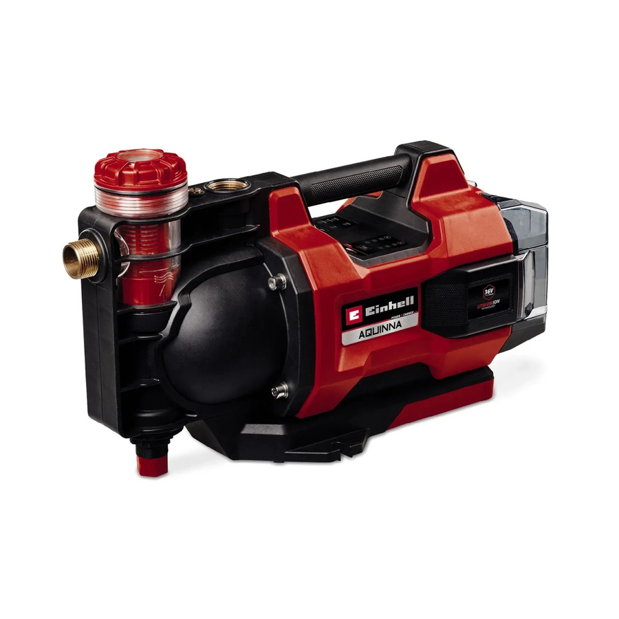 Einhell Power X-Change Akku-Gartenpumpe Aquinna 36/38 F LED Automatic in Rot/Schwarz - Bild 2