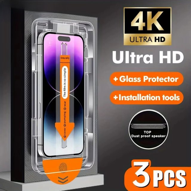 Xiaomi Displayschutz aus gehärtetem Glas für 14T 5G, transparent, staubfrei und einfach zu installieren - Bild 1