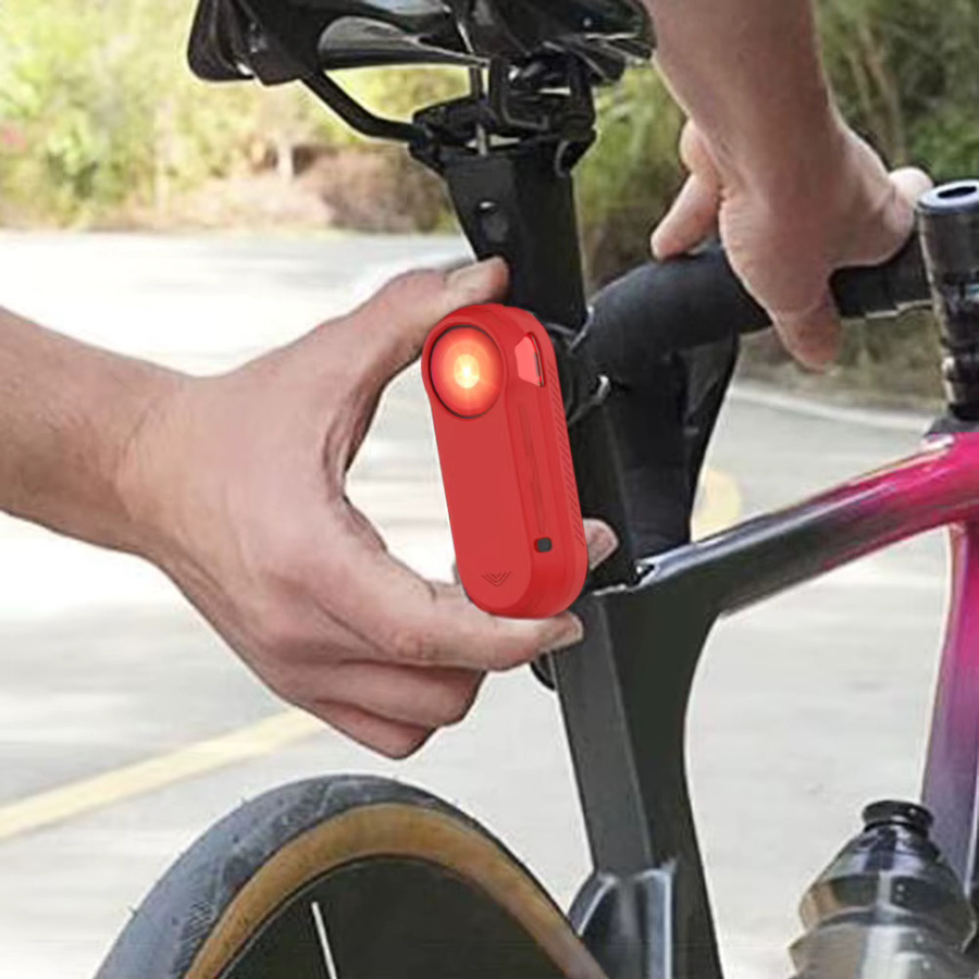 Premium-Silikon-Schutzhülle für Garmin Varia RTL515 Fahrrad-Radarlicht in Weiß - Bild 4