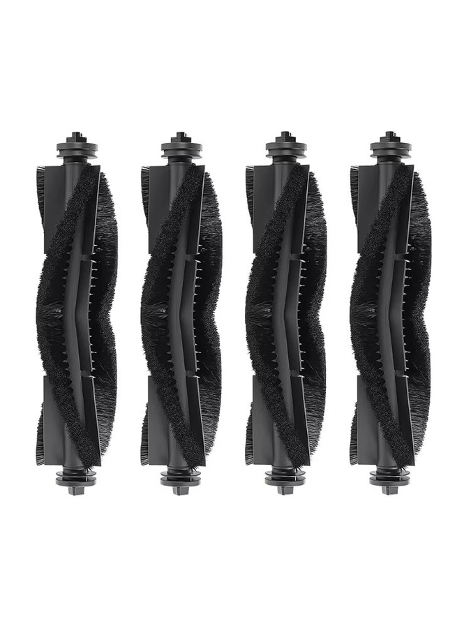 WINDNINJA Ersatz-Rollenbürsten für Eufy X8 Pro SES Roboterstaubsauger, waschbare Hauptbürste aus Gummi, Schwarz - Bild 7