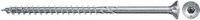Fischer Power-Fast II Spanplattenschraube mit Senkkopf und Torx-Antrieb, verzinkt, Farbe: Silber/Blau, Durchmesser: 5,0 mm, Länge: 40 mm - Bild 1