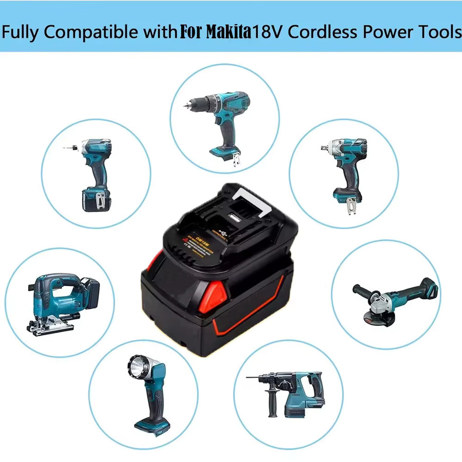 Akku-Adapter für Makita 18 V Werkzeuge zur Konvertierung von Dewalt und Milwaukee 18 V Lithium-Akkus auf Makita Zubehör - Bild 3