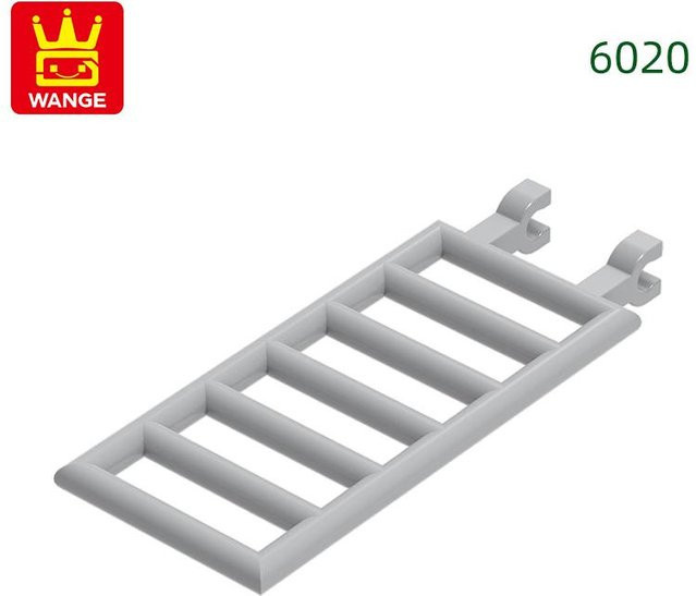 Yiran toy 6020 Leiter Bausteine Stadt Anbauteile, 49-teiliges Set, grau, ab 6 Jahren - Bild 1