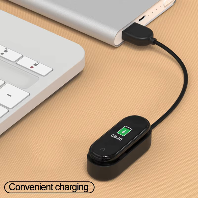 Magnetisches USB-Ladegerät für Xiaomi Mi Band 7 6 5 4 3 2 in Schwarz mit Kupferkern - Bild 5