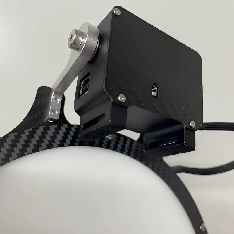 Ascom Gemini 2025 Astronomische Fotografie Fernbedienung aus Kohlefaser in Schwarz mit Bildschirm und flachem Feldbrett - Bild 4