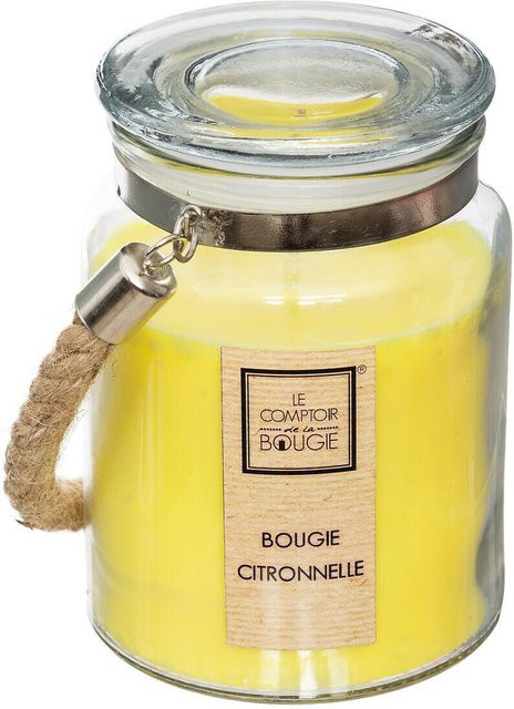 Citronella-Kerze im gelben Glas von Super Merchant, 500 g - Bild 1