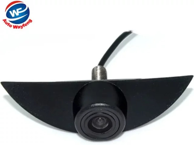 Auto Wayfeng WF Farb-CCD-Fahrzeuglogo Frontkamera für Nissan X-Trail Tiida Livina Qashqai Fairlady Pulsar Cube Armada Frontier Murano in Schwarz - Bild 1