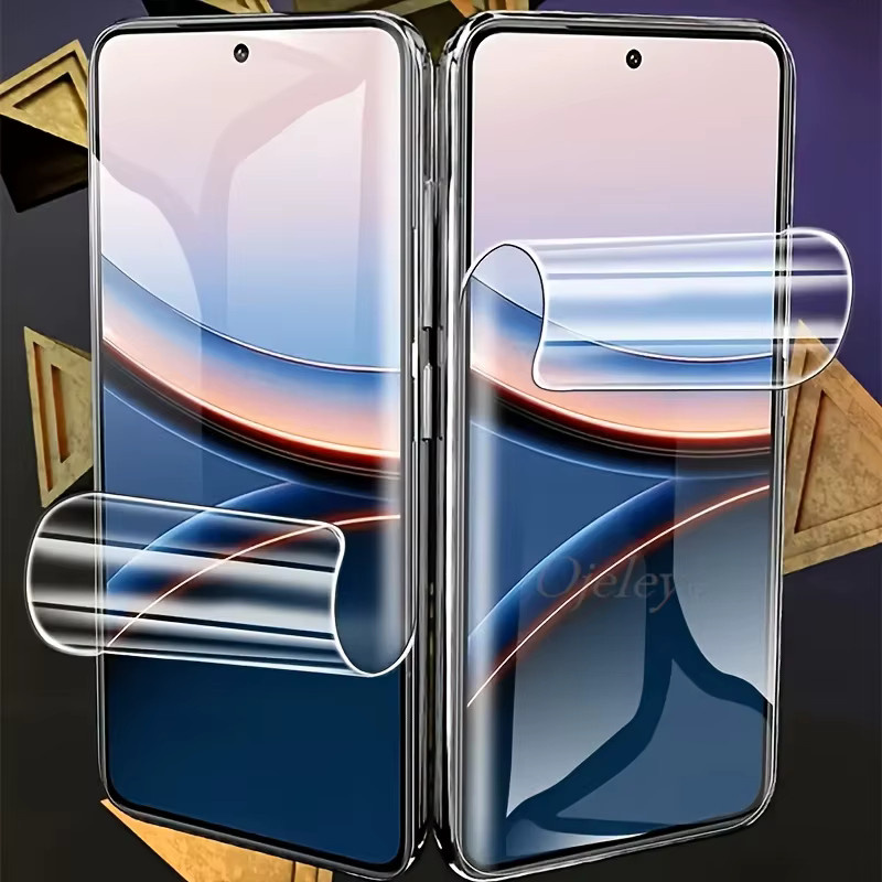 4er-Pack Hydrogel-Displayschutz Folie für Xiaomi Poco X7 Pro X6 X5 F5 F6 F7 Pro M7 Plus M6 C75 C71 C65 in Transparent - Bild 2