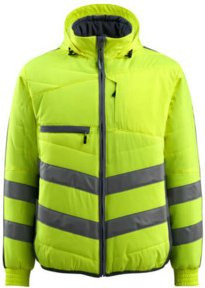 Mascot Dartford Thermojacke EN ISO 20471 Class 2 in Gelb/Schwarzblau, Größe 3XL - Bild 1