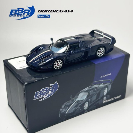 Bburago Mc12 Stradale Automodell, 1:64, Metall, Blau, Schwarz, ab 14 Jahren