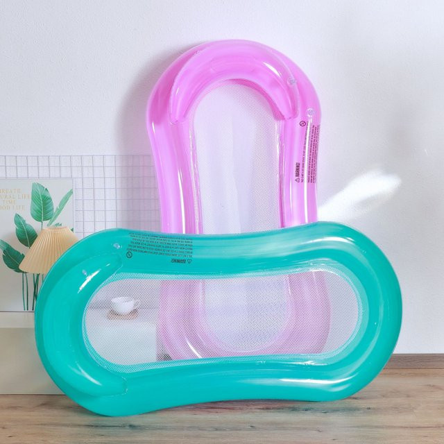 Aufblasbare Schwimmliege mit Netz-Wassersitz und Farbverlauf von CatXaa in Multicolour - Bild 1