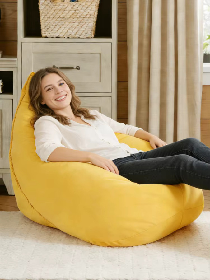 OTAUTAU Sitzsack-Lounger-Bezug aus weicher Baumwolle für Pouf Ottoman Chaise Lounge, Modell SF609 - Bild 5