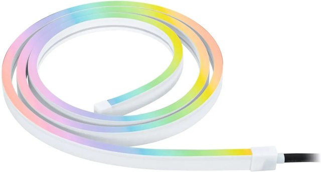 Paulmann Plug & Shine Neon Stripe RGBW LED Outdoor Beleuchtungssystem, Weiß, 2 m, IP67 - Bild 1