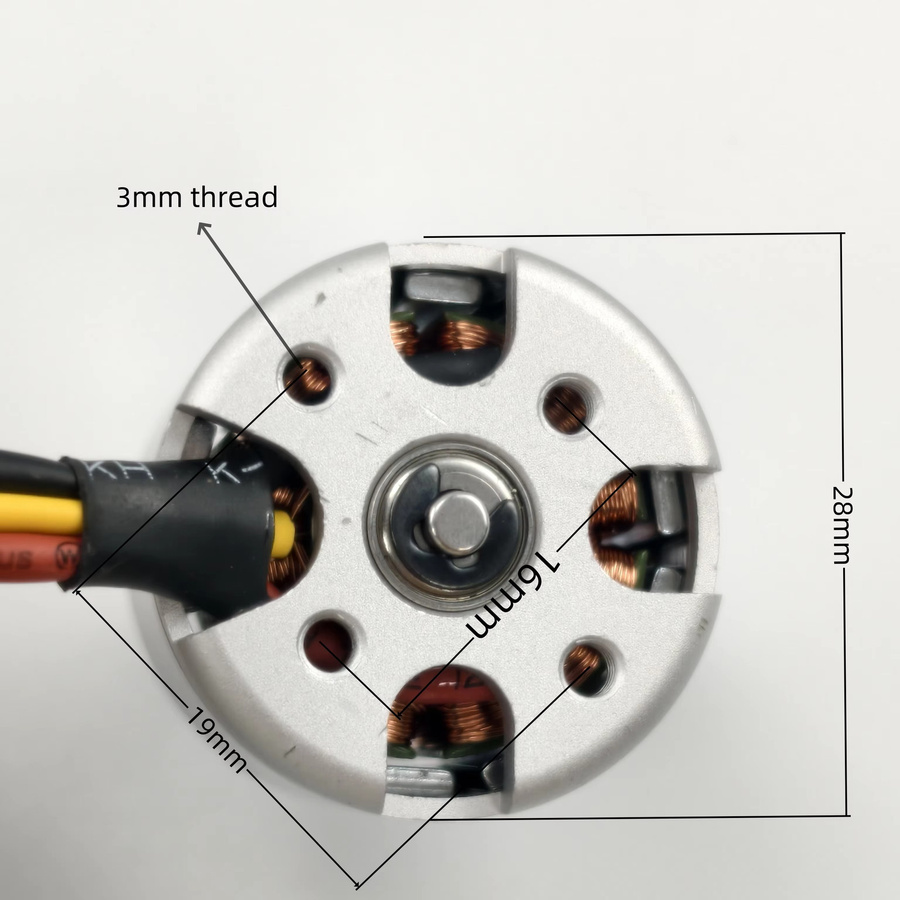 ZHOUCHEN Selbsthemmender bürstenloser Motor 2212 920KV CW/CCW, Metall, Zubehör - Bild 4