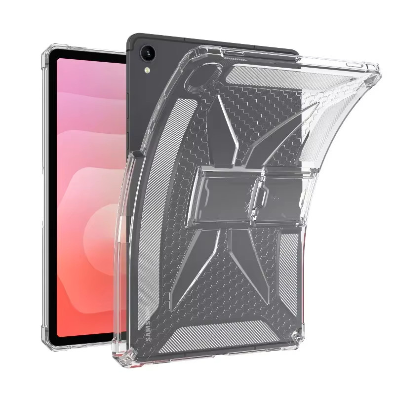 ZNOVAY Schutzhülle für Samsung Galaxy Tab S11 11 Zoll 2025 aus TPU und PC mit Standfunktion, Farbe: transparent - Bild 3