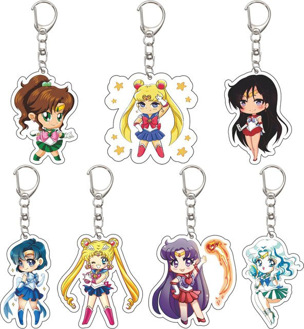 Bandai Schlüsselanhänger Acryl, Sailor Moon, 55 mm, Unisex - Bild 1