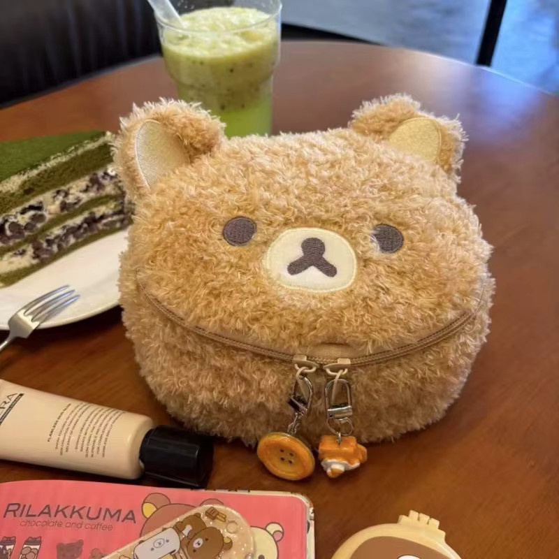 52TOYS Rilakkuma Plüsch-Aufbewahrungstasche, Kosmetiktasche, Organizer-Tasche - Bild 2