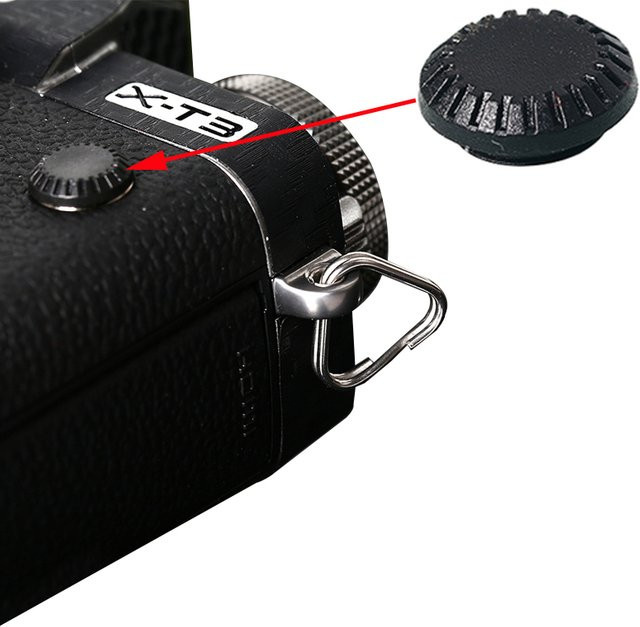 Fujifilm PC-Sync Terminal Kappe für Blitzfernsteuerung in Schwarz für X-T1 X-T2 X-T3 X-T4 X-H1 GFX50s GFX50 - Bild 1