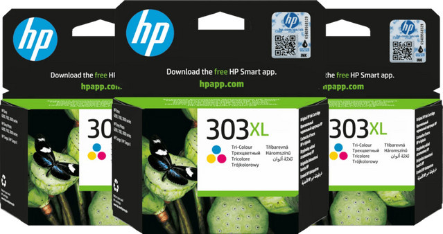 HP 303XL Tintenpatrone Multicolor im 3er-Pack für Inkjet-Drucker - Bild 1