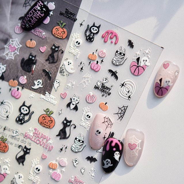 NAILFYOU Nagelaufkleber, Rosa, Glänzend, Unisex - Bild 1