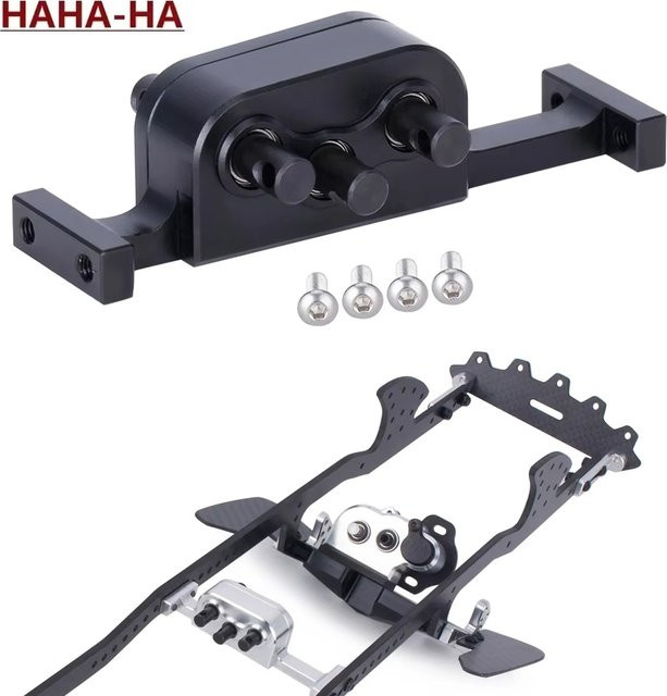 MALOM RC CNC-Aluminium-Verteilergetriebe, Metall, 70 mm Breite, mit 5 mm Welle - Bild 1