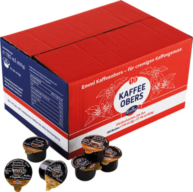 Emmi Sahnalp Kaffeeobers 15 % Fett 100 x 8 g - Bild 1