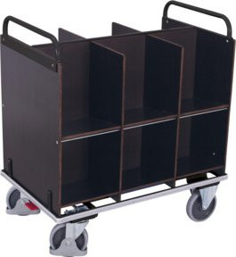 VarioFit Aktenwagen mit 12 Fächern in Anthrazit RAL 7016 - Bild 1