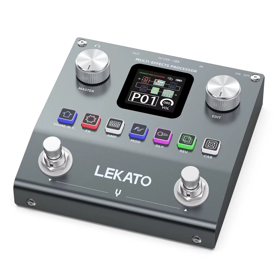 Lekato Multifx mit 80 voreingestellten Schlitzen und Metallgehäuse - Bild 2