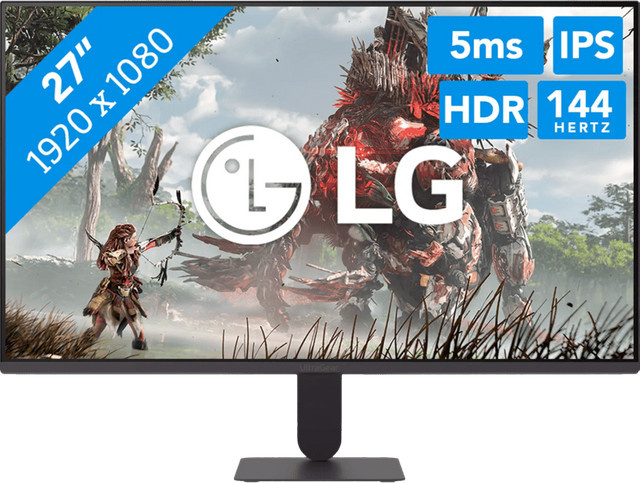 LG UltraGear 27G411B-B Gaming Monitor mit 27 Zoll Full HD IPS Display in Schwarz - Bild 1