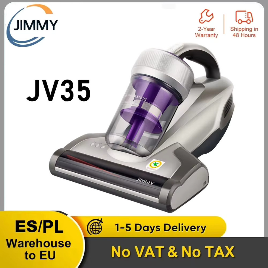 Jimmy JV35 Matratzen-Staubsauger mit UV-C-Licht und Hochheiztechnologie, 480W Leistung und 14Kpa Saugkraft zur Entfernung von Staub und Tierhaaren - Bild 4
