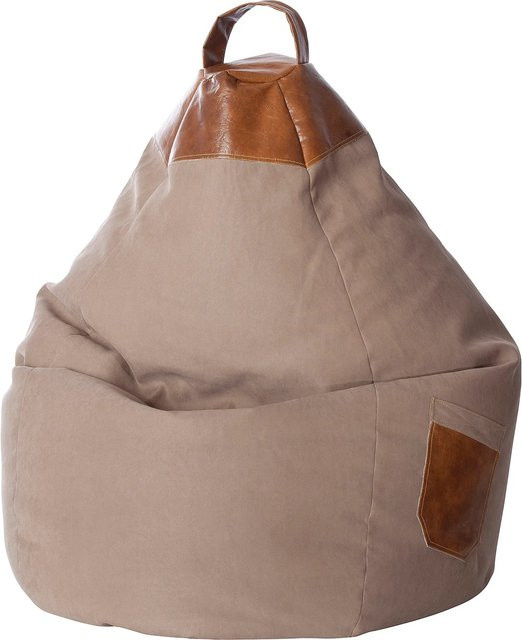 Sitting Point Sitzsack Jamie 220 in Sand mit abnehmbarem Bezug und Tragegriff - Bild 1