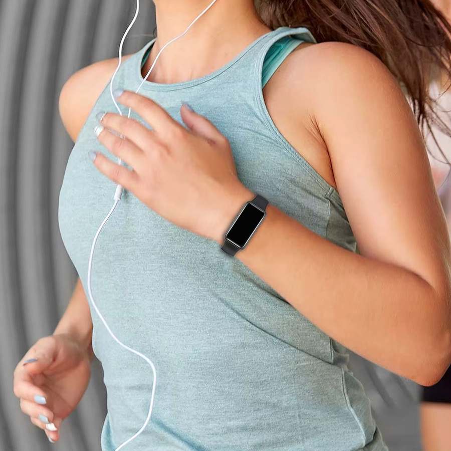 Huawei Smart-Armband Silikon, Schwarz, Unisex - Bild 6