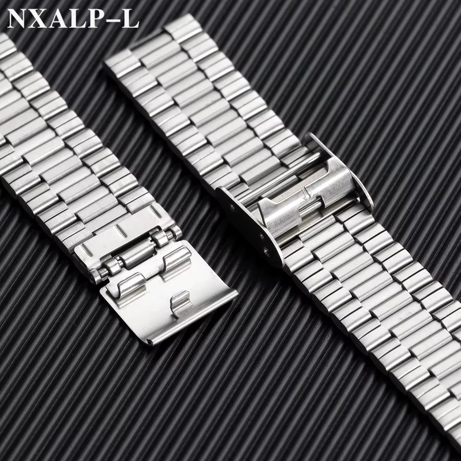 Casio Uhrenarmband Edelstahl, Silber, Herren Damen - Bild 3