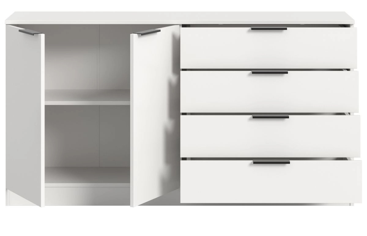 Sideboard Swan von Inn.Furn in Weiß, modern, B/H: 148 x 80 cm - Bild 2