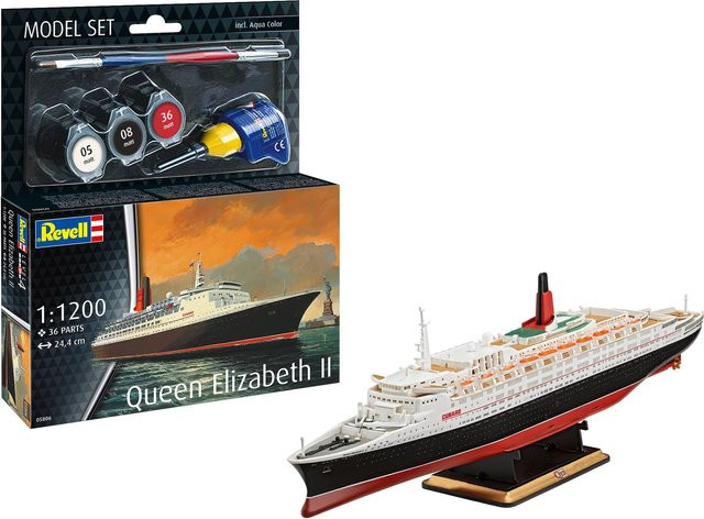 Revell Queen Elizabeth II, Model Set, 1:1200, ab 8 Jahren - Bild 2