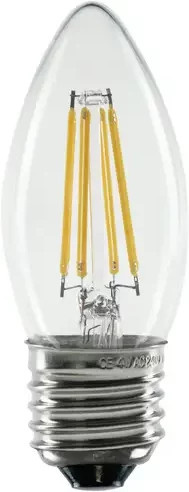 Segula LED Kerzenlampe E27 Warmweiß 3,2 W (26 W Ersatz) Ø x L: 35 mm x 100 mm - Bild 1